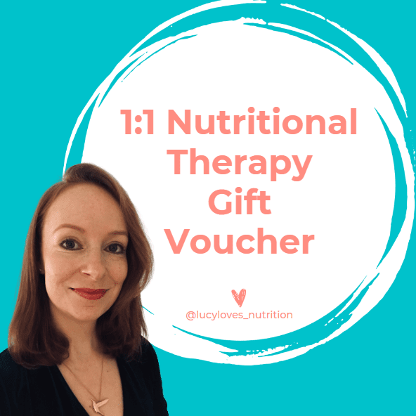 Nutritional therapy gift voucher 