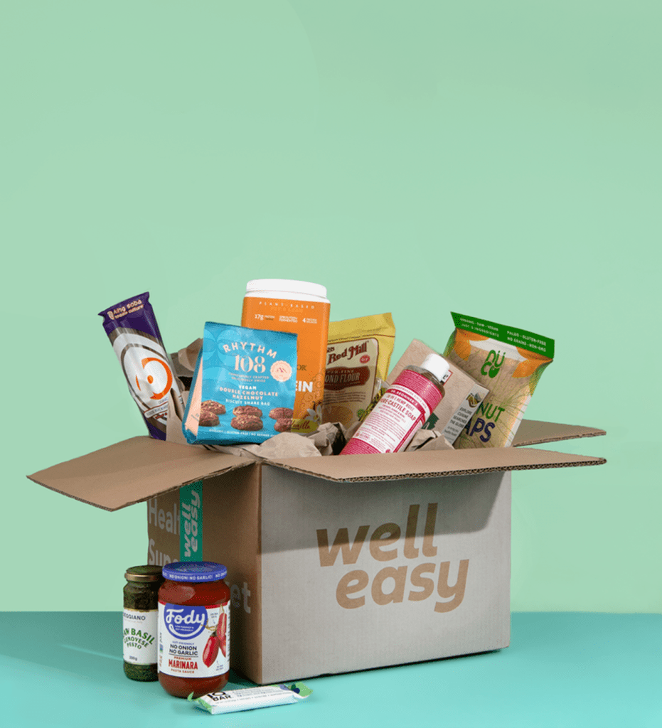WellEasy Shopping Healthy Hamper -  part of Lucy Loves Nutrition Christmas Wellness Gift List